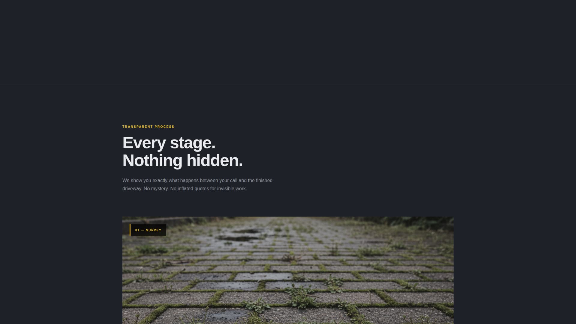 Driveway Renovation Careers & Recruitment Website Template