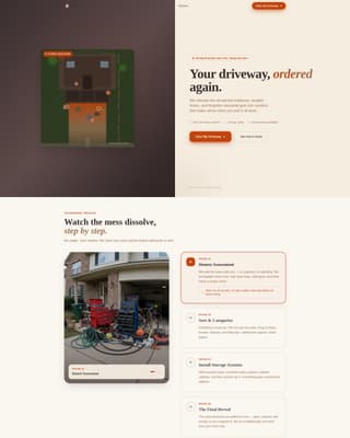 Specialist Driveway Renovation Appointment Booking Website Template