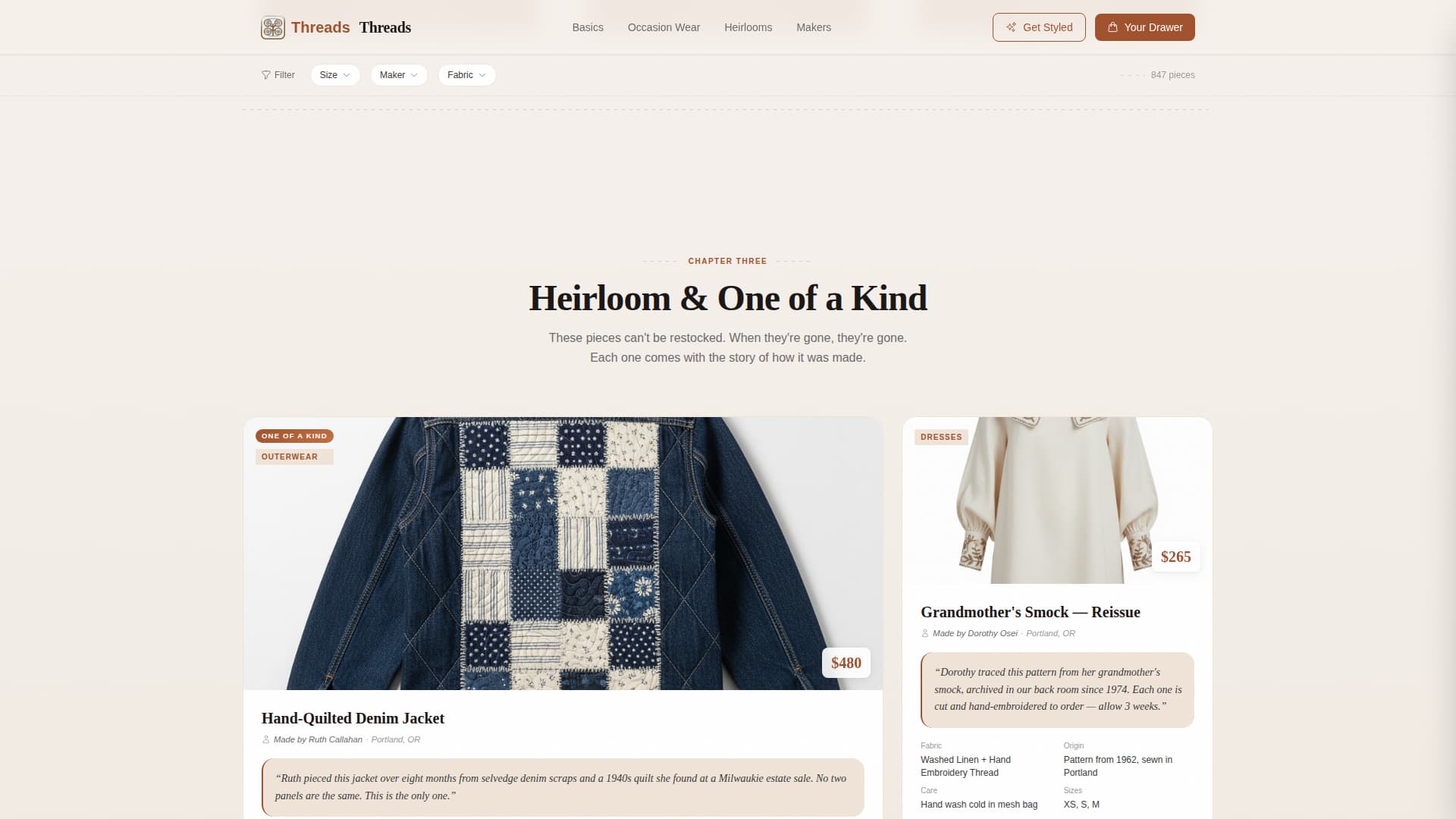 Family-Owned Business Portfolio & Case Study Website Template