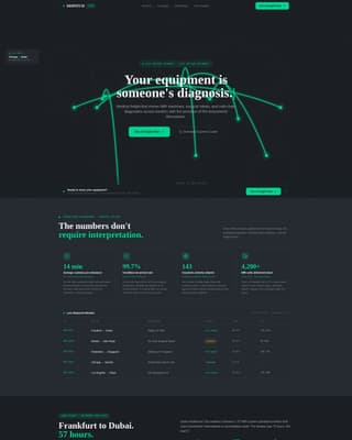 Dispatch - Precision Medicalfreight Landing Page Template