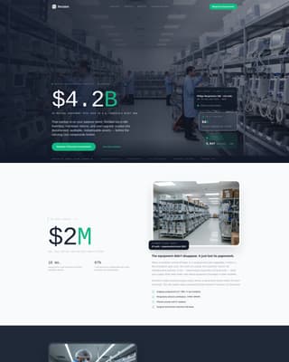 Reclaim - Precision Medicallogistics Landing Page Template