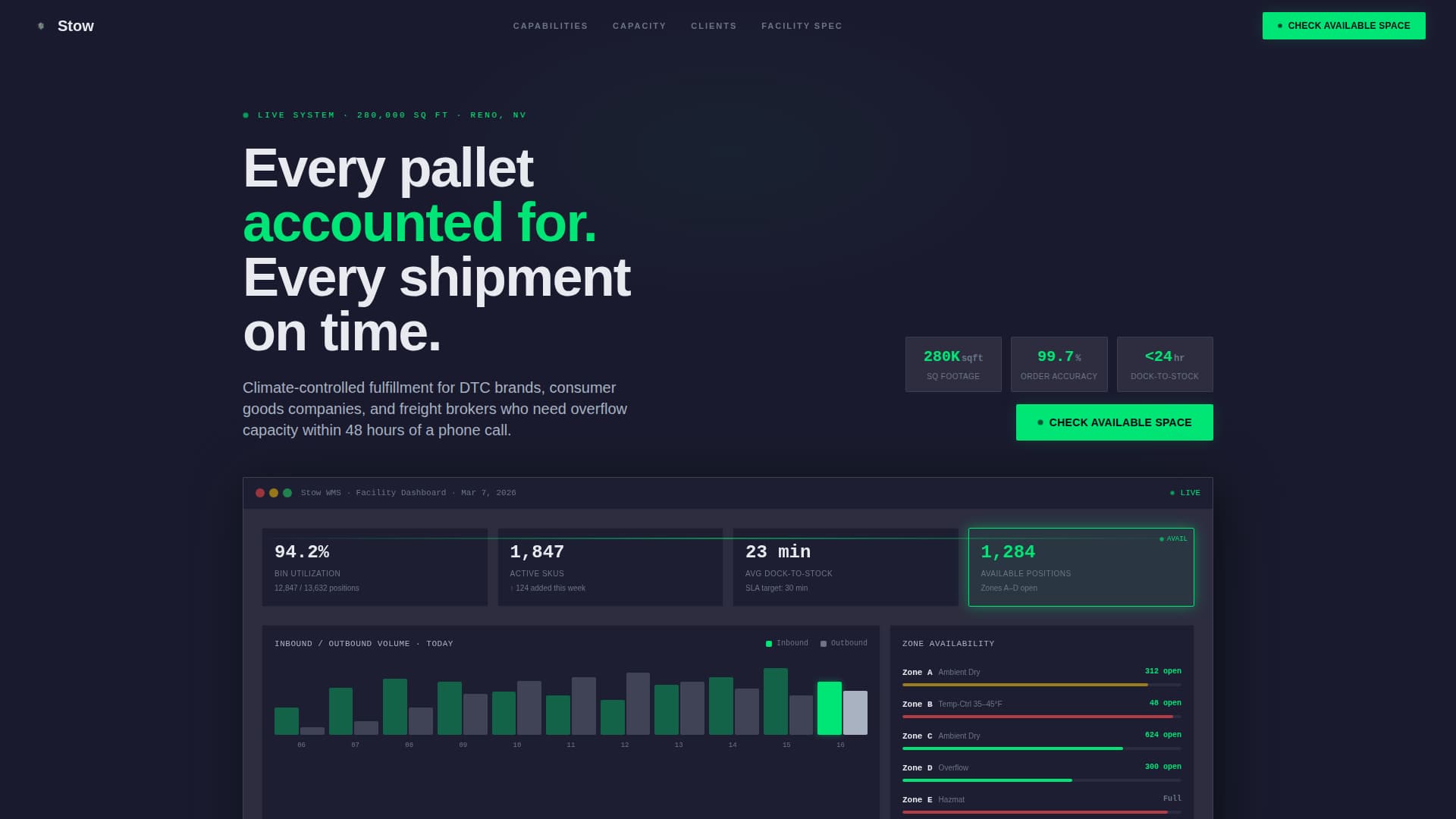 Complete Warehouse & Distribution Professional Website Template