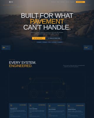Rig - Immersive Jeepparts Landing Page Template