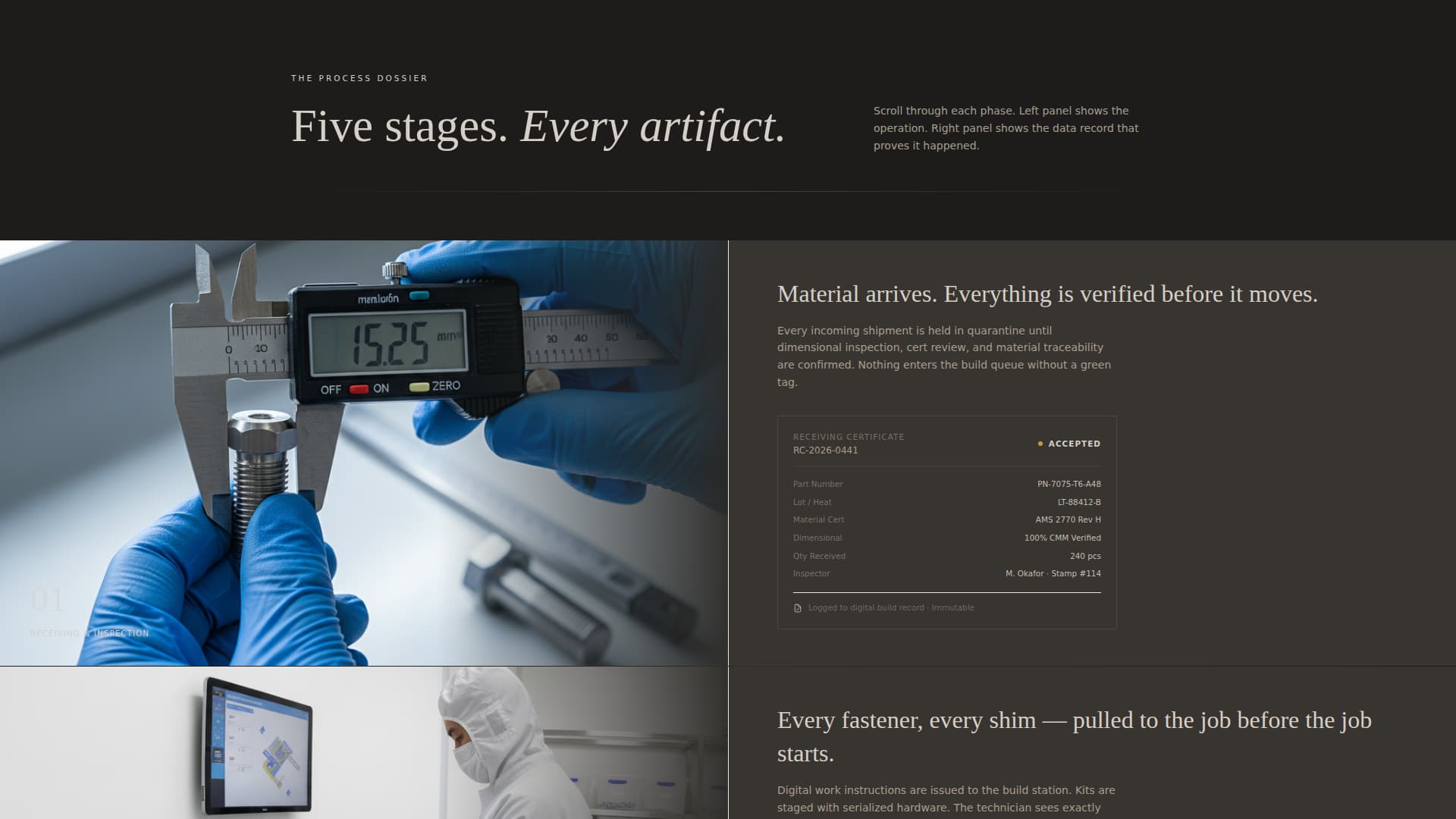 Aerospace Assembly & Defense Contractor Website Template