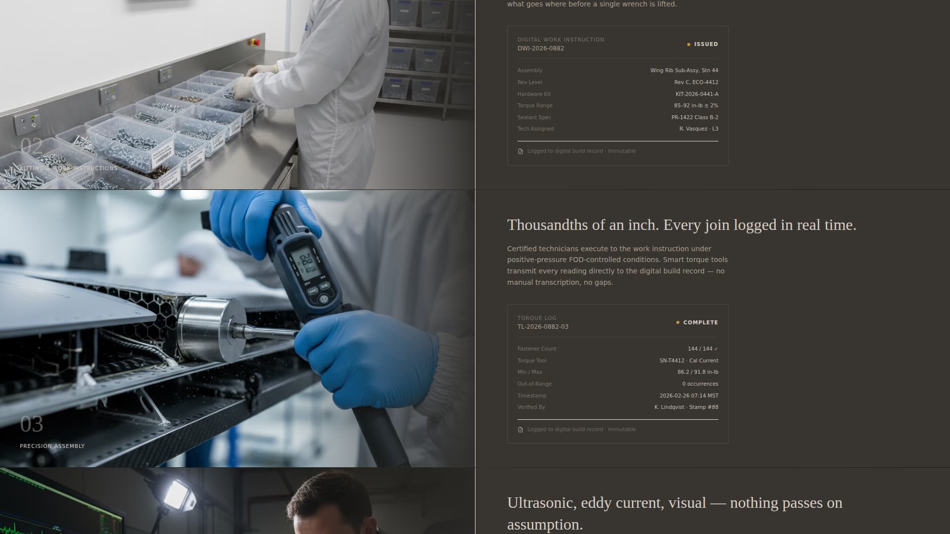 Aerospace Assembly & Defense Contractor Website Template