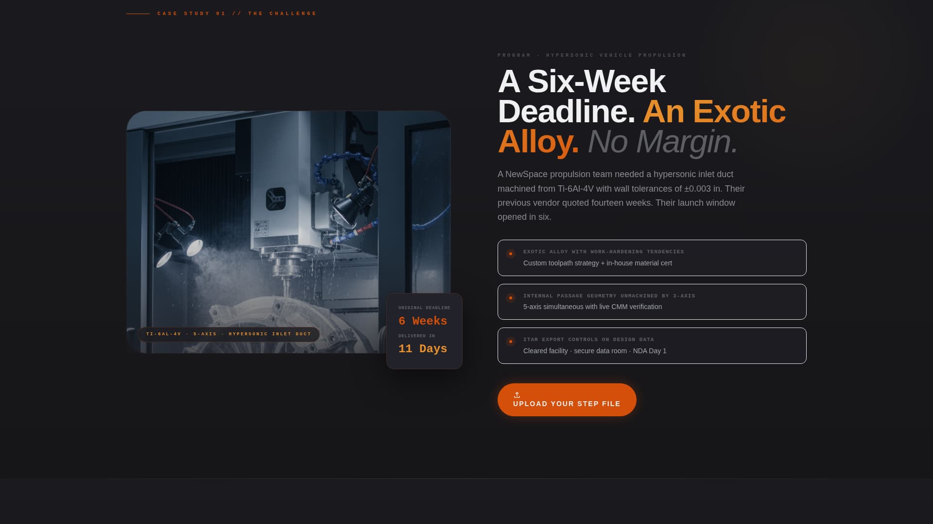 Aerospace Rapid Prototyping Shop Website Template