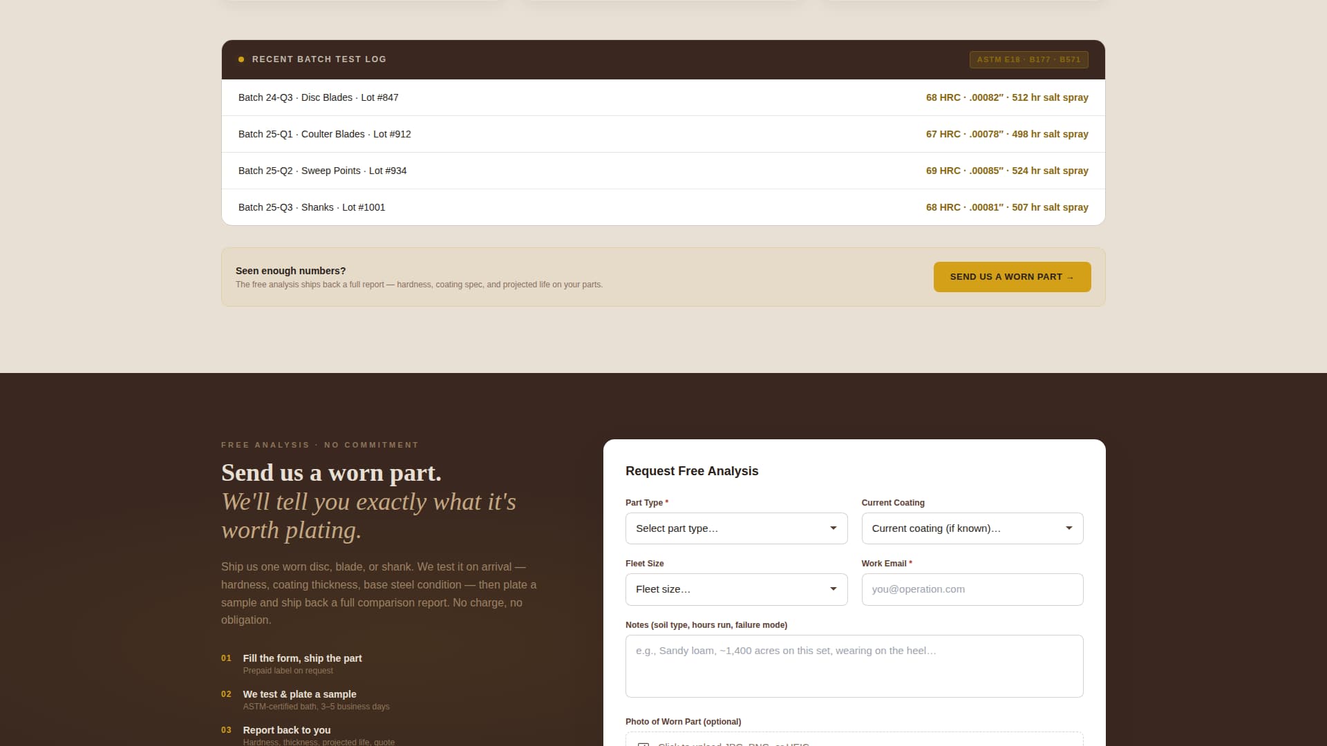 Agricultural Equipment Manufacturing Comparison Website Template