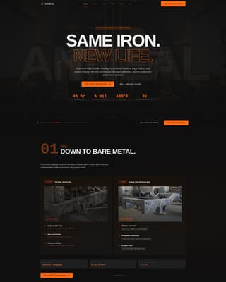 Specialist Agricultural Equipment Manufacturing Reviews & Social Proof Website Template