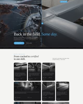 Expert Agricultural Equipment Manufacturing Professional Website Template