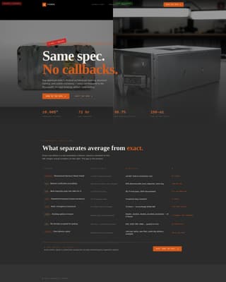 Complete Metal & Steel Fabrication Professional Website Template