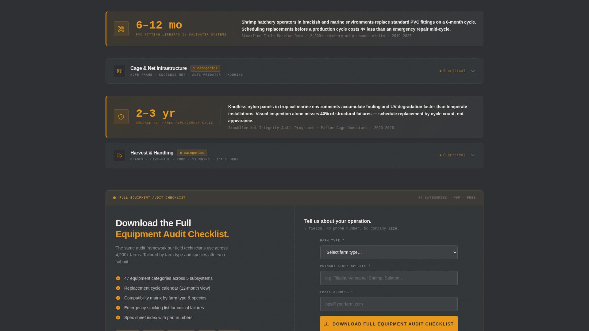 Aquaculture Equipment Supplier Website Template