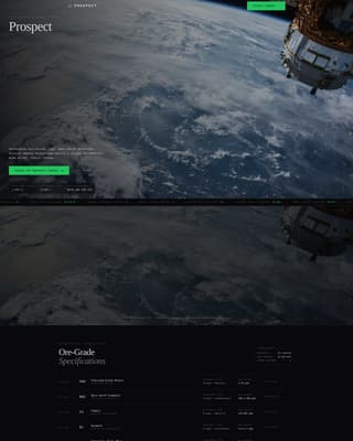 Specialist Space & Advanced Aerospace Professional Website Template
