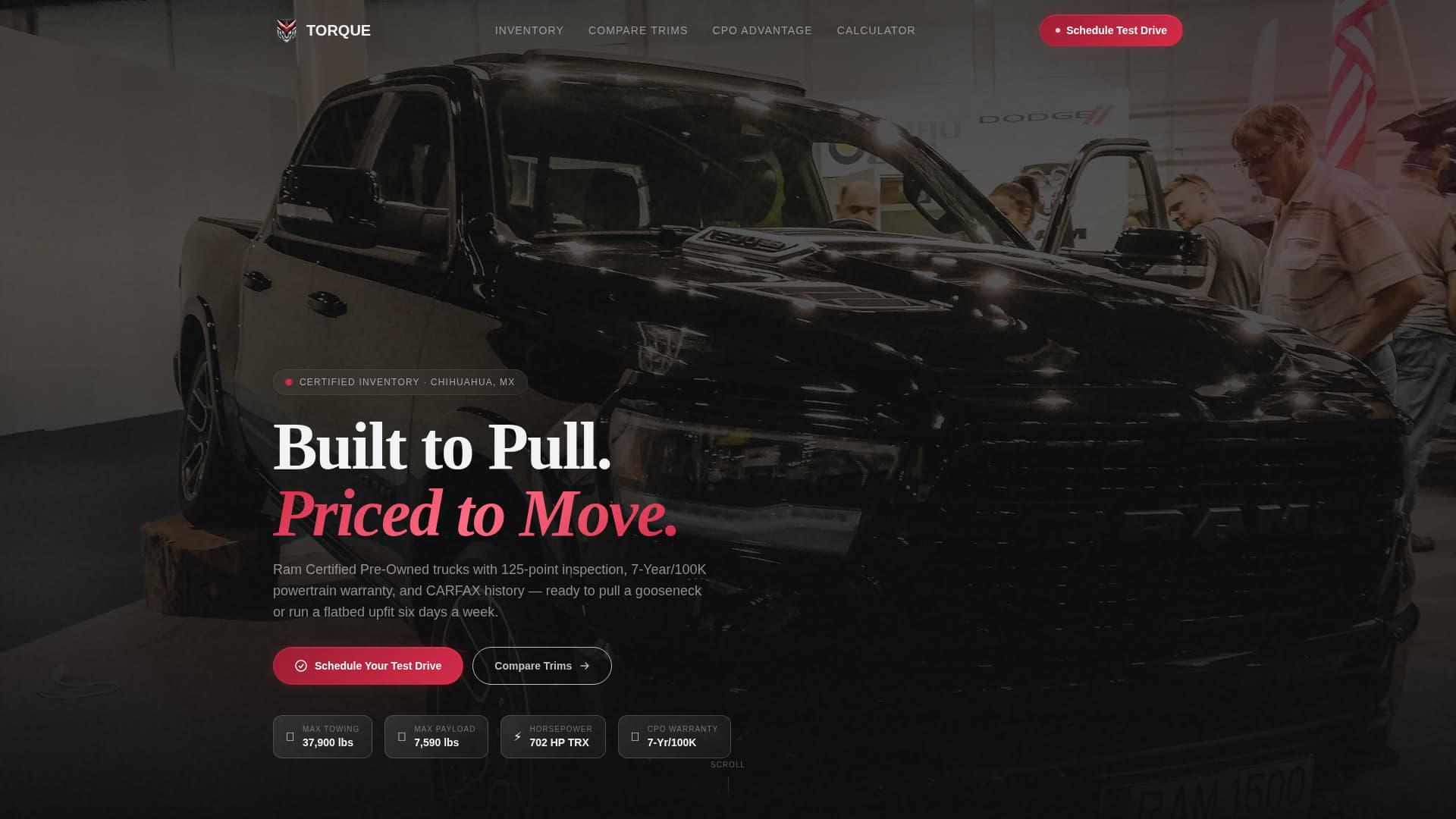 Car Dealership Certified Booking Website Template
