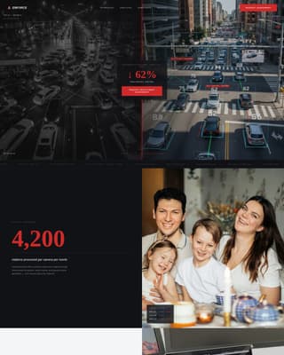 Enforce - Precision Traffic Landing Page Template
