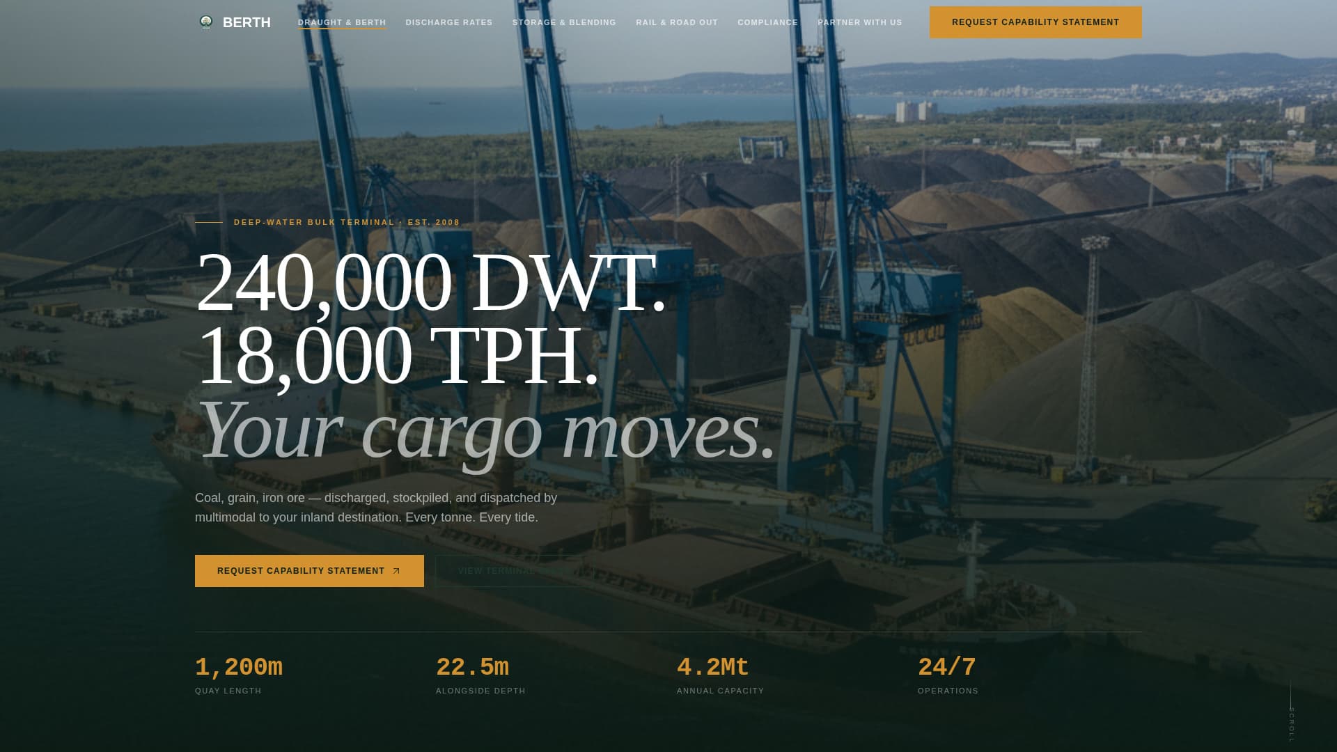 Port & Harbor Professional Website Template