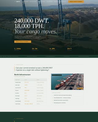Port & Harbor Professional Website Template