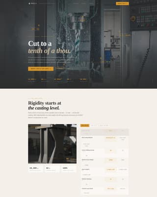 Specialist Manufacturing Processes Careers & Recruitment Website Template
