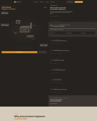 Manufacturing Processes Professional Website Template