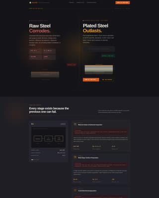 Plate — Trusted Metal Plating Contractor Landing Page Template