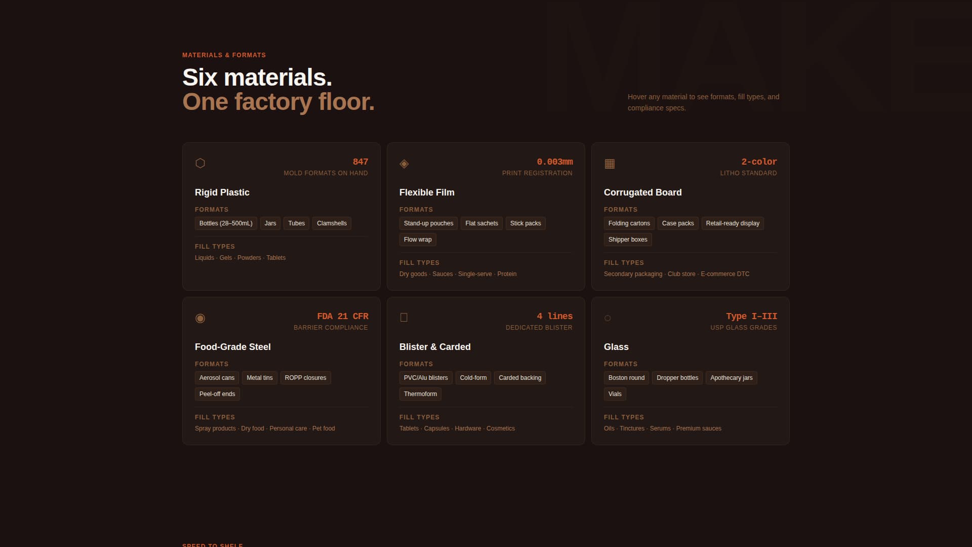 Consumer Goods Manufacturing Professional Website Template