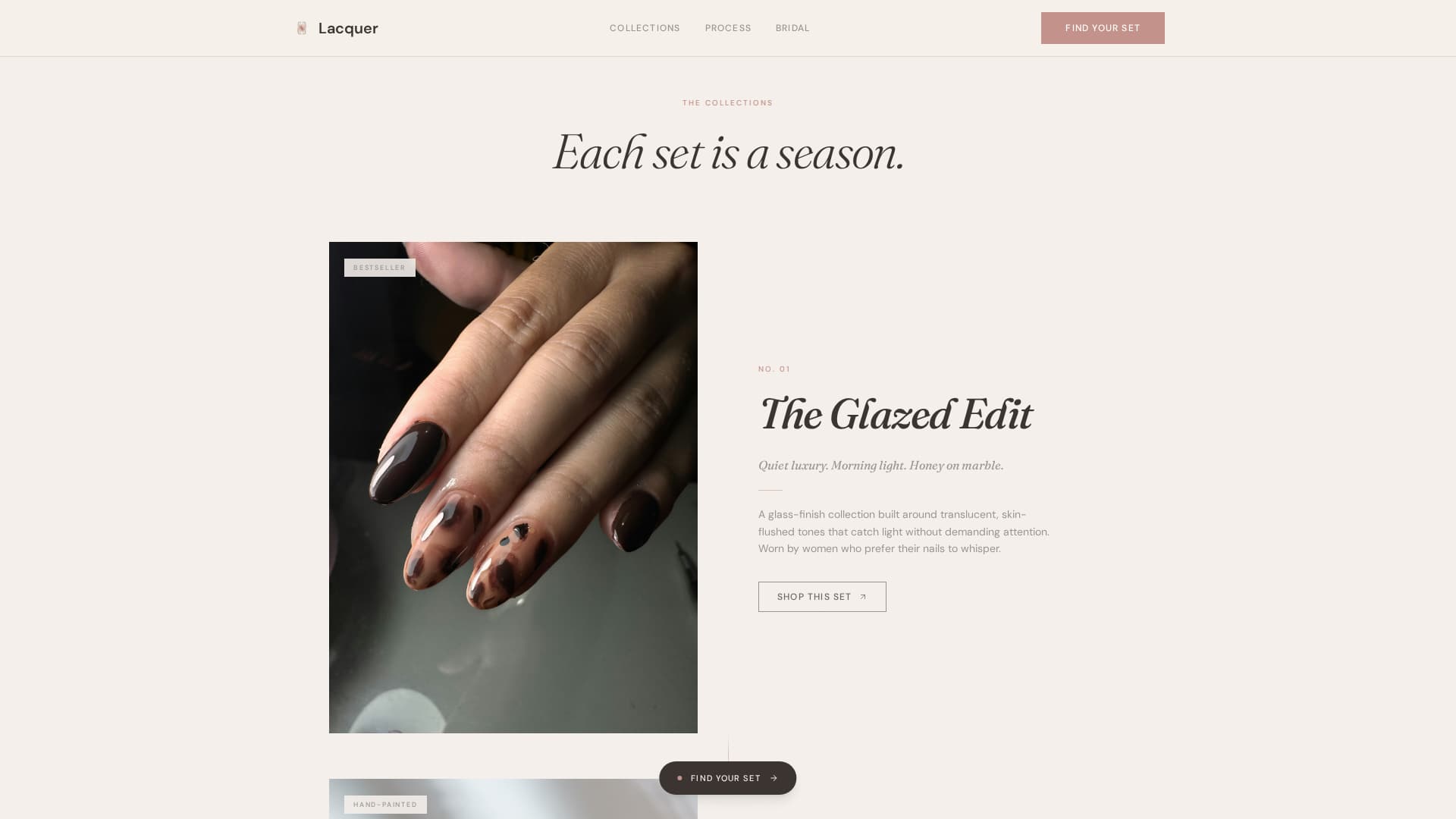 Nail & Lash Studio Blog Website Template
