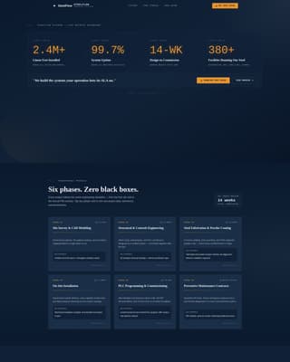 Advanced Robotics & Automation Professional Website Template