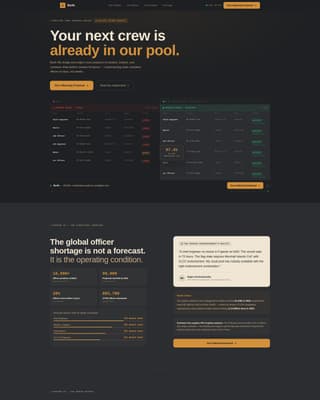 Maritime Crew Manning Agency Website Template