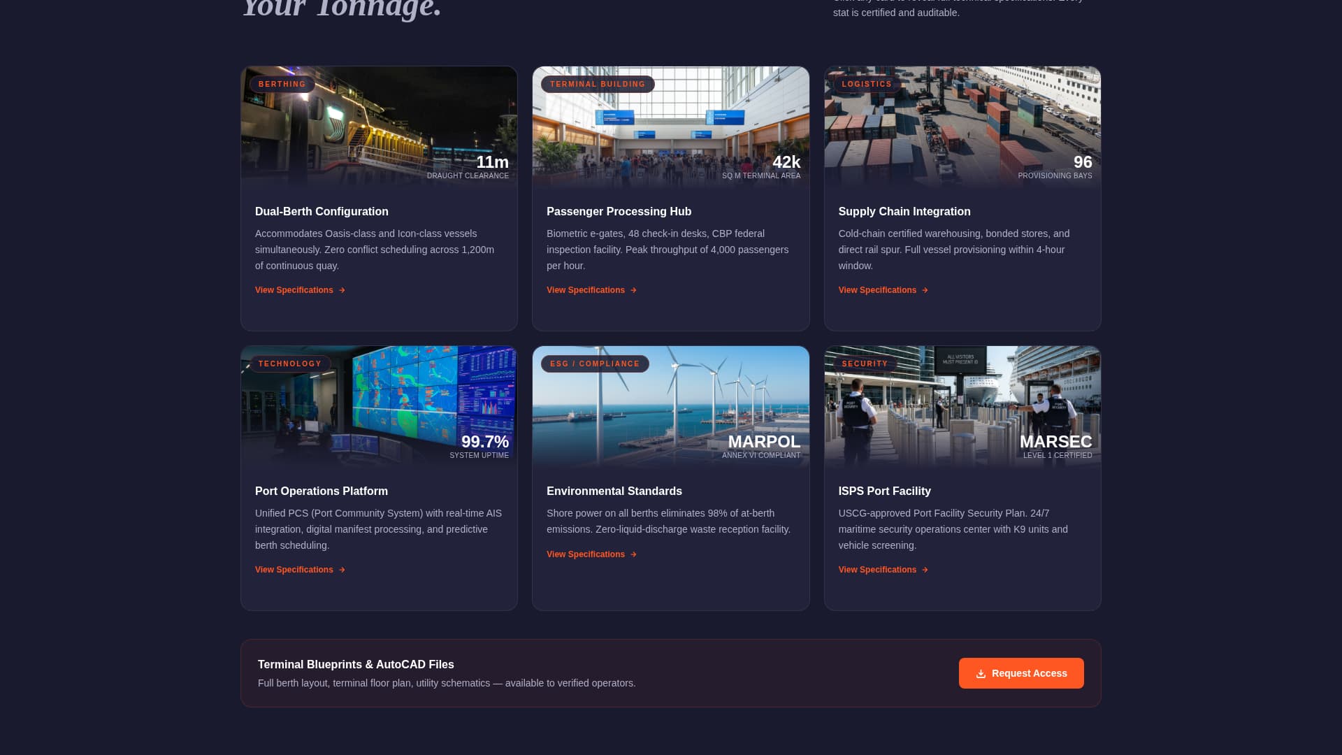 Specialist Port & Harbor Professional Website Template