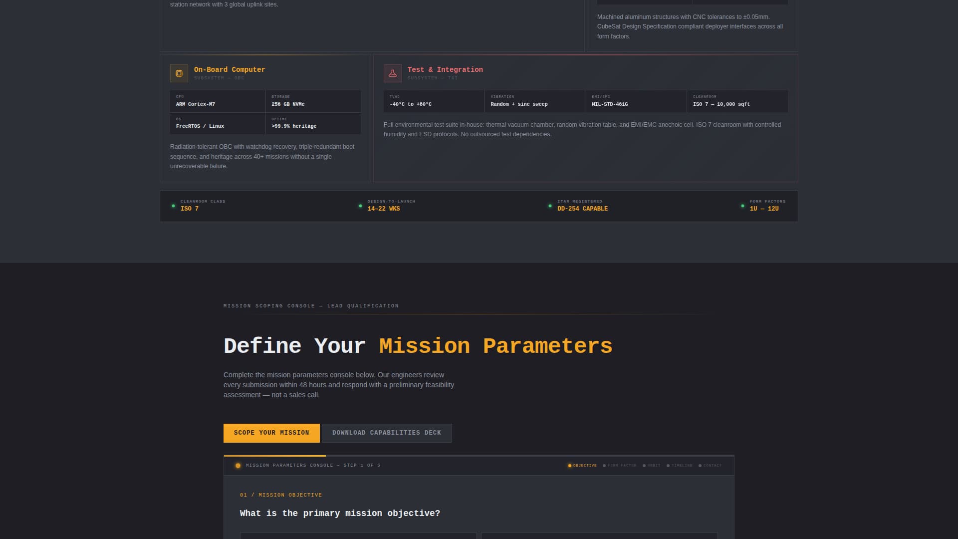 Complete Space & Advanced Aerospace Professional Website Template