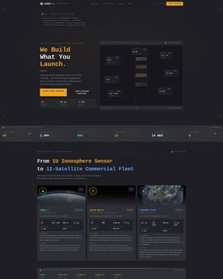 Complete Space & Advanced Aerospace Professional Website Template