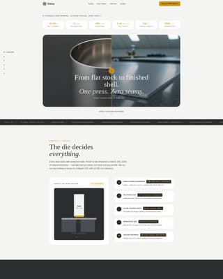 Expert Manufacturing Processes Professional Website Template