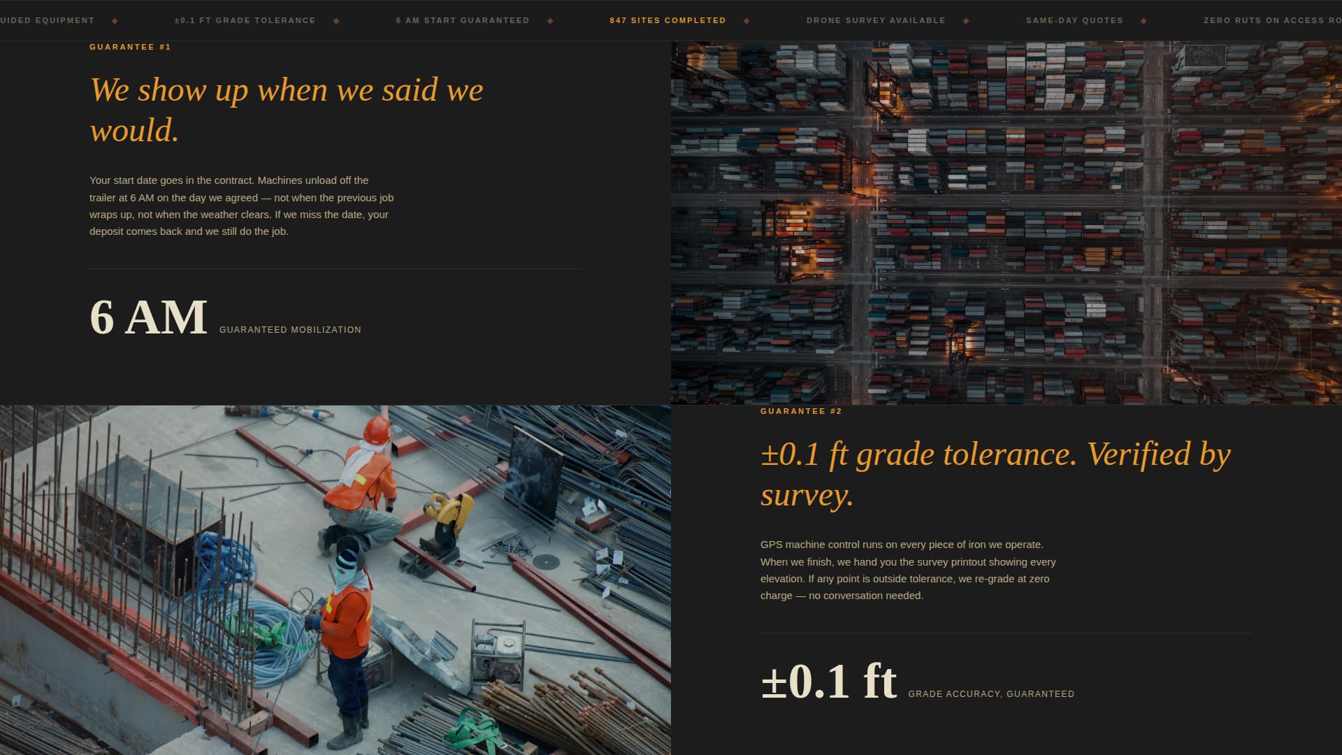 Advanced Demolition & Site Work Appointment Booking Website Template