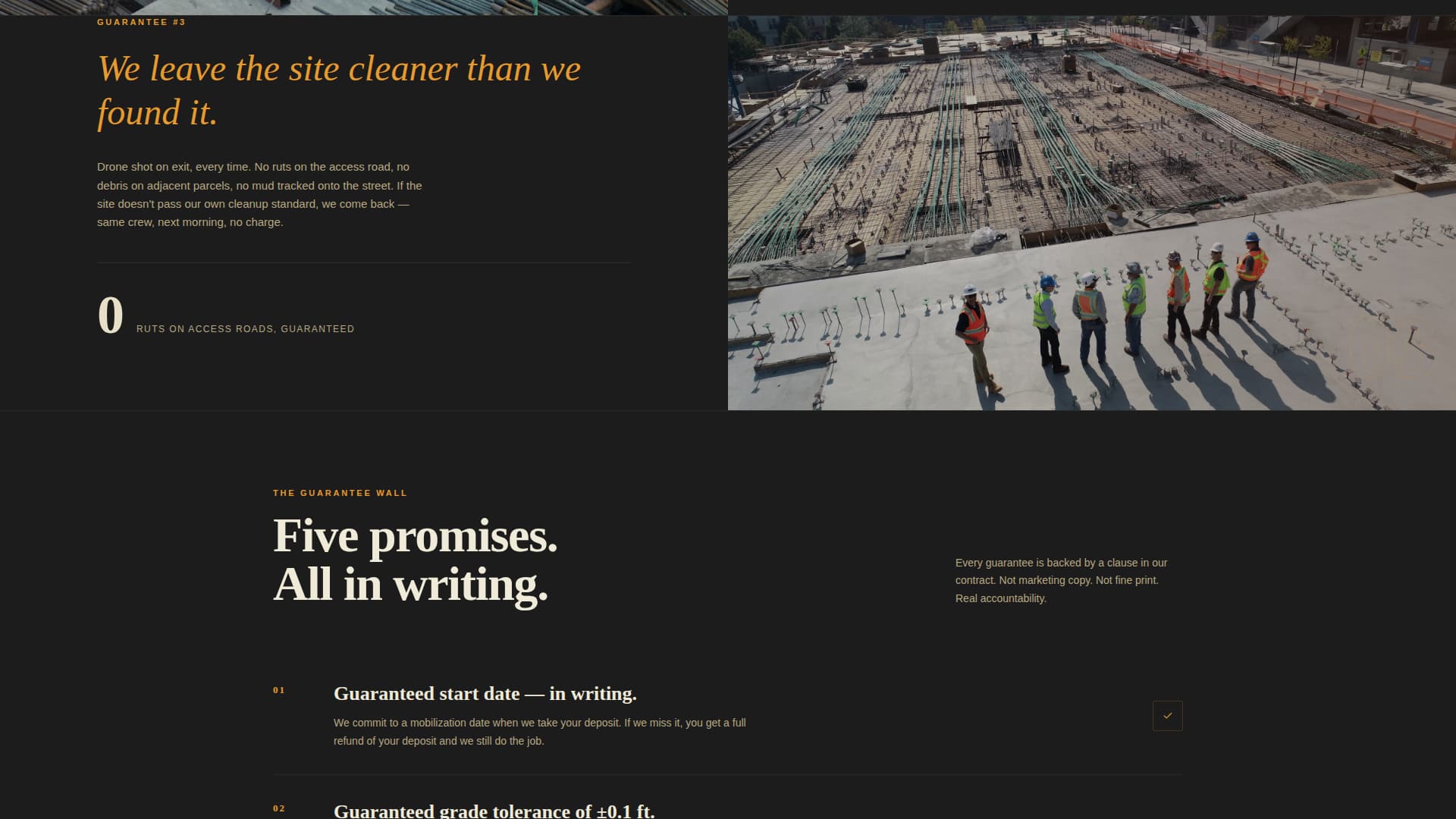 Advanced Demolition & Site Work Appointment Booking Website Template