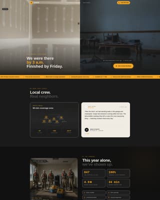Restoration & Preservation Professional Website Template