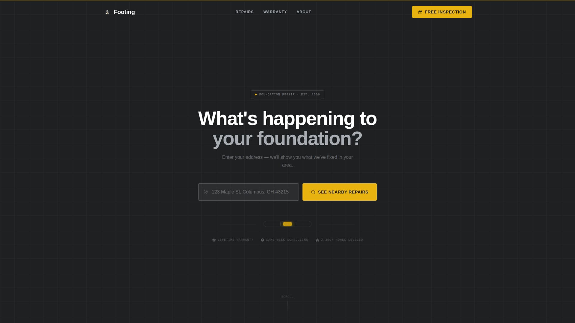 Foundation Repair Contractor Website Template