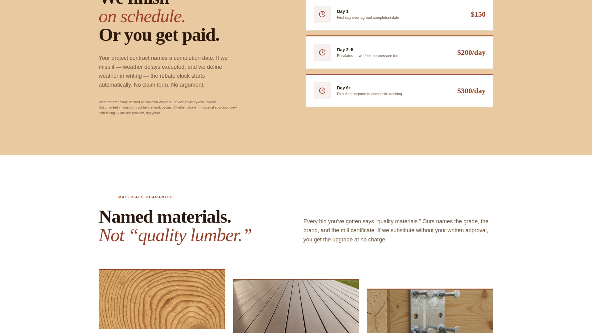 Porch - Guaranteed Renovation Landing Page Template