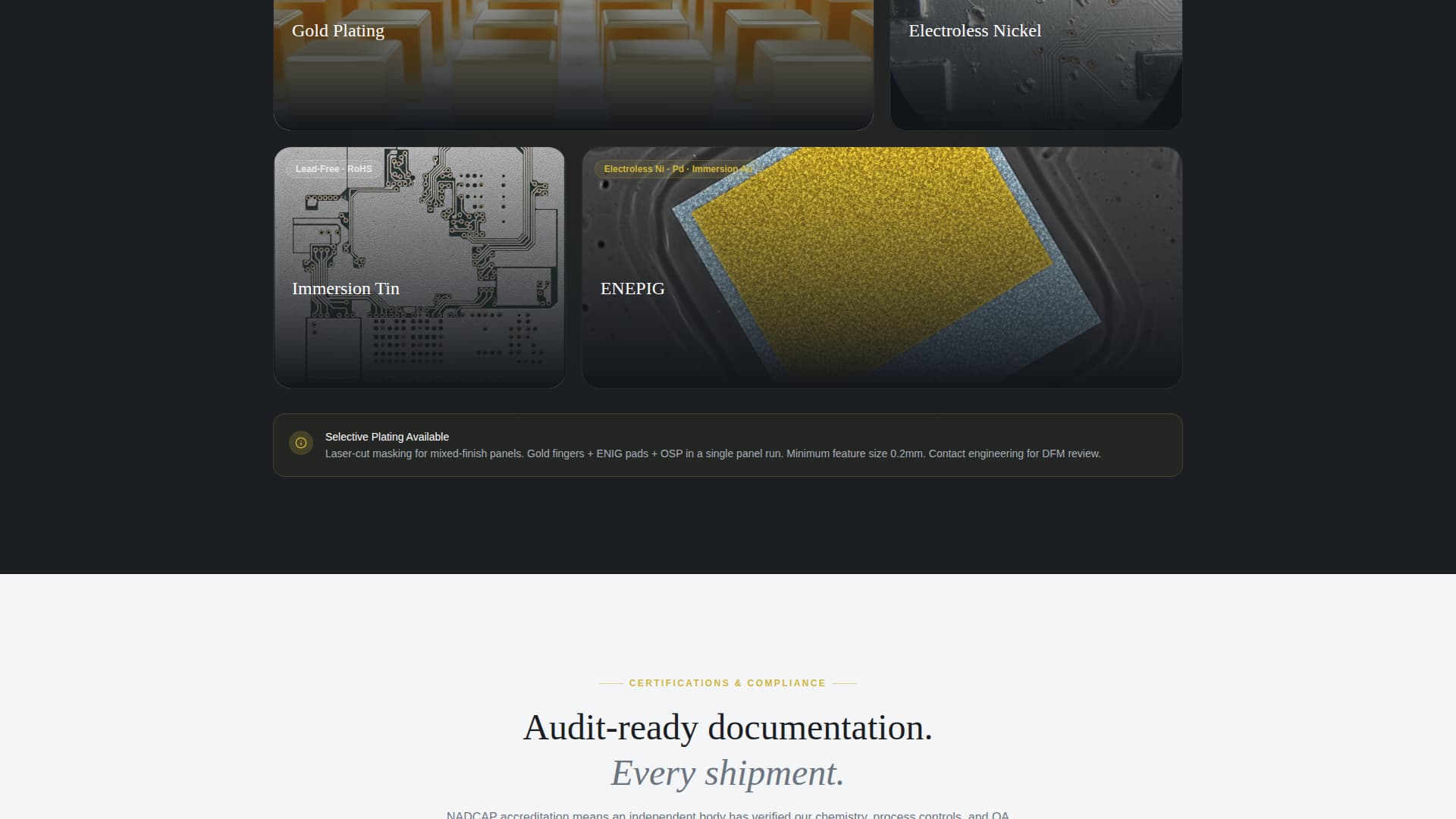 Plate — Industrial Plating Facility Landing Page Template