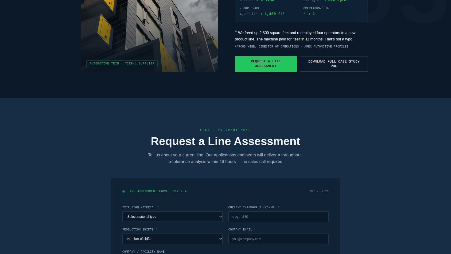 Certified Manufacturing Processes Professional Website Template
