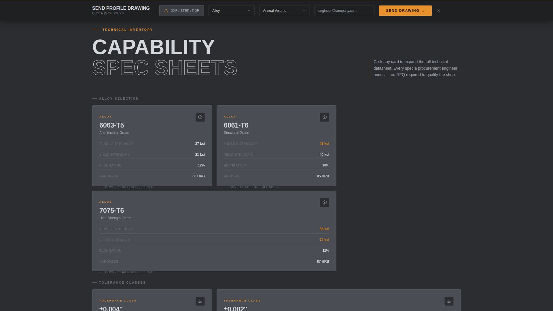Local Manufacturing Processes Professional Website Template