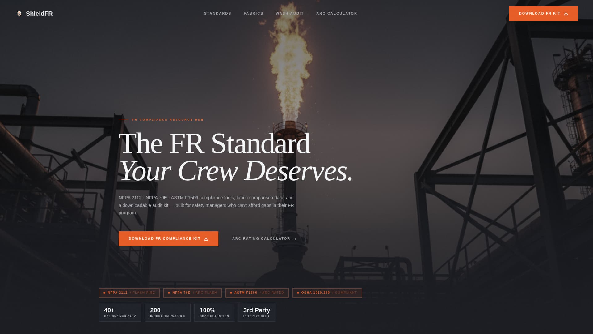 Safety & PPE Manufacturing Cost Calculator Website Template