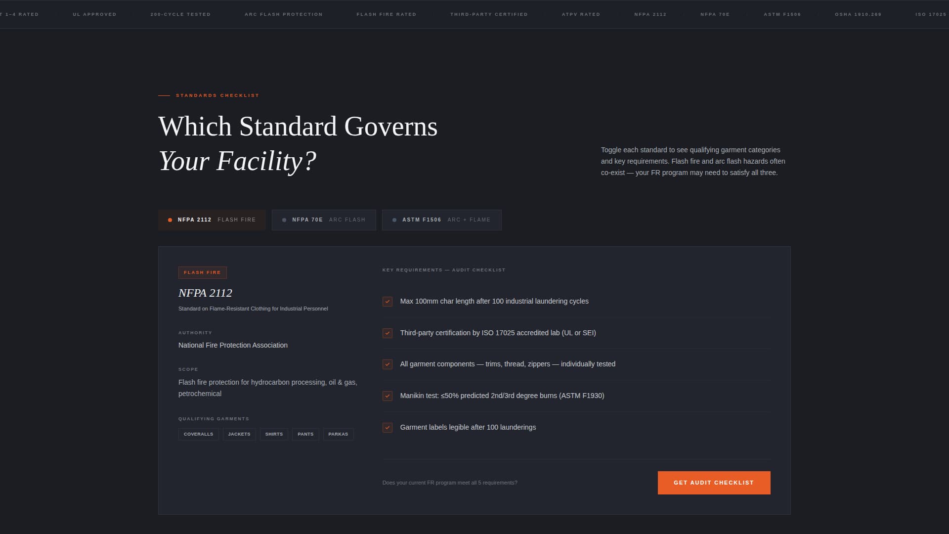 Safety & PPE Manufacturing Cost Calculator Website Template
