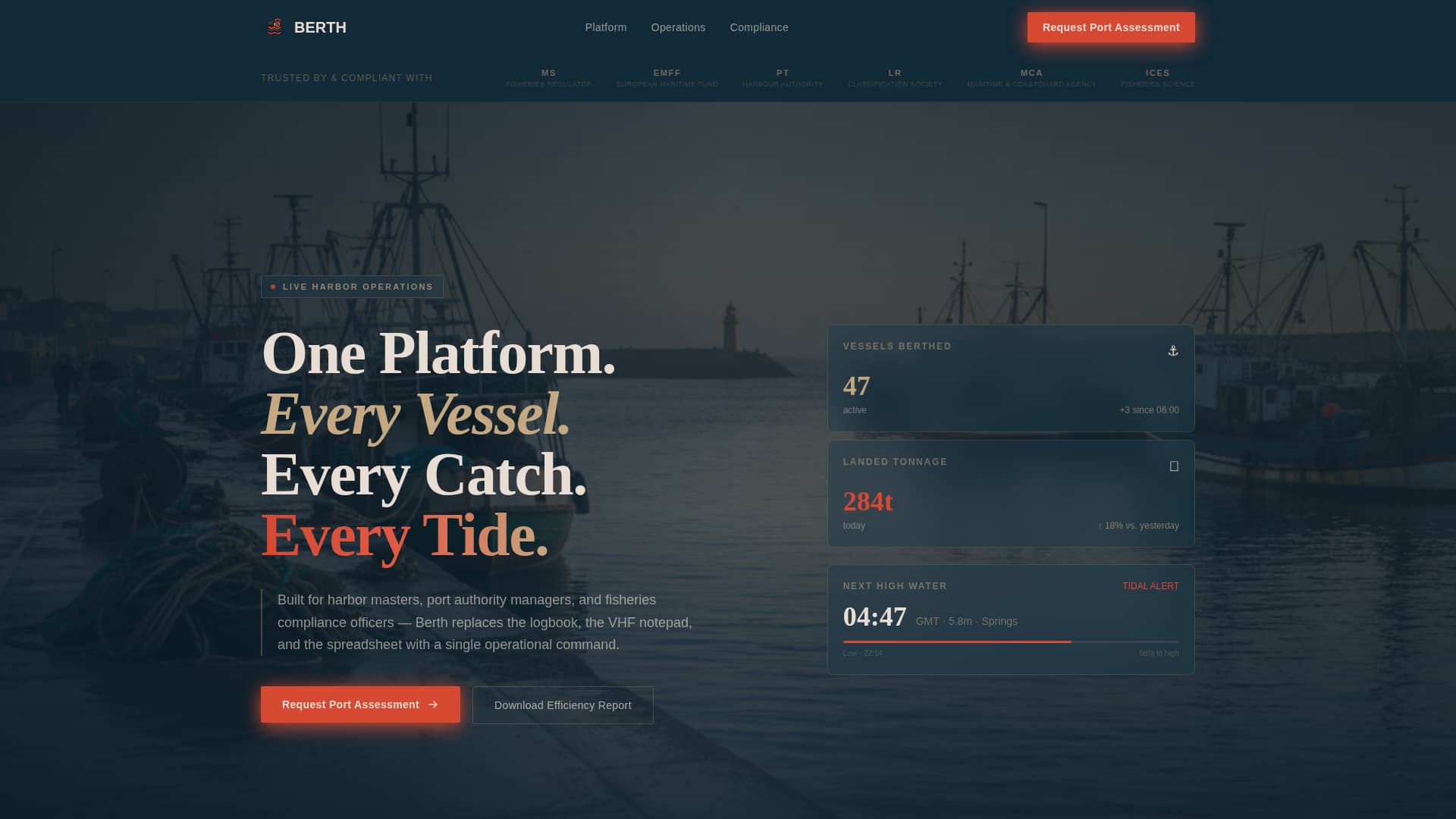 Port & Harbor Privacy Policy Website Template