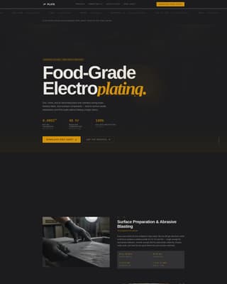 Food & Beverage Manufacturing Privacy Policy Website Template