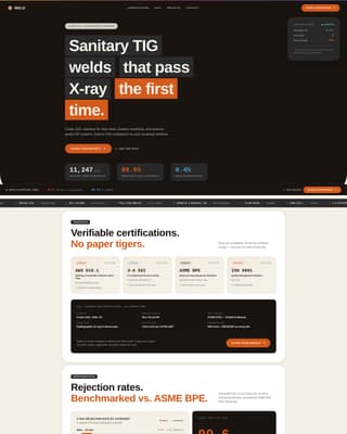 Food & Beverage Manufacturing Maintenance Website Template