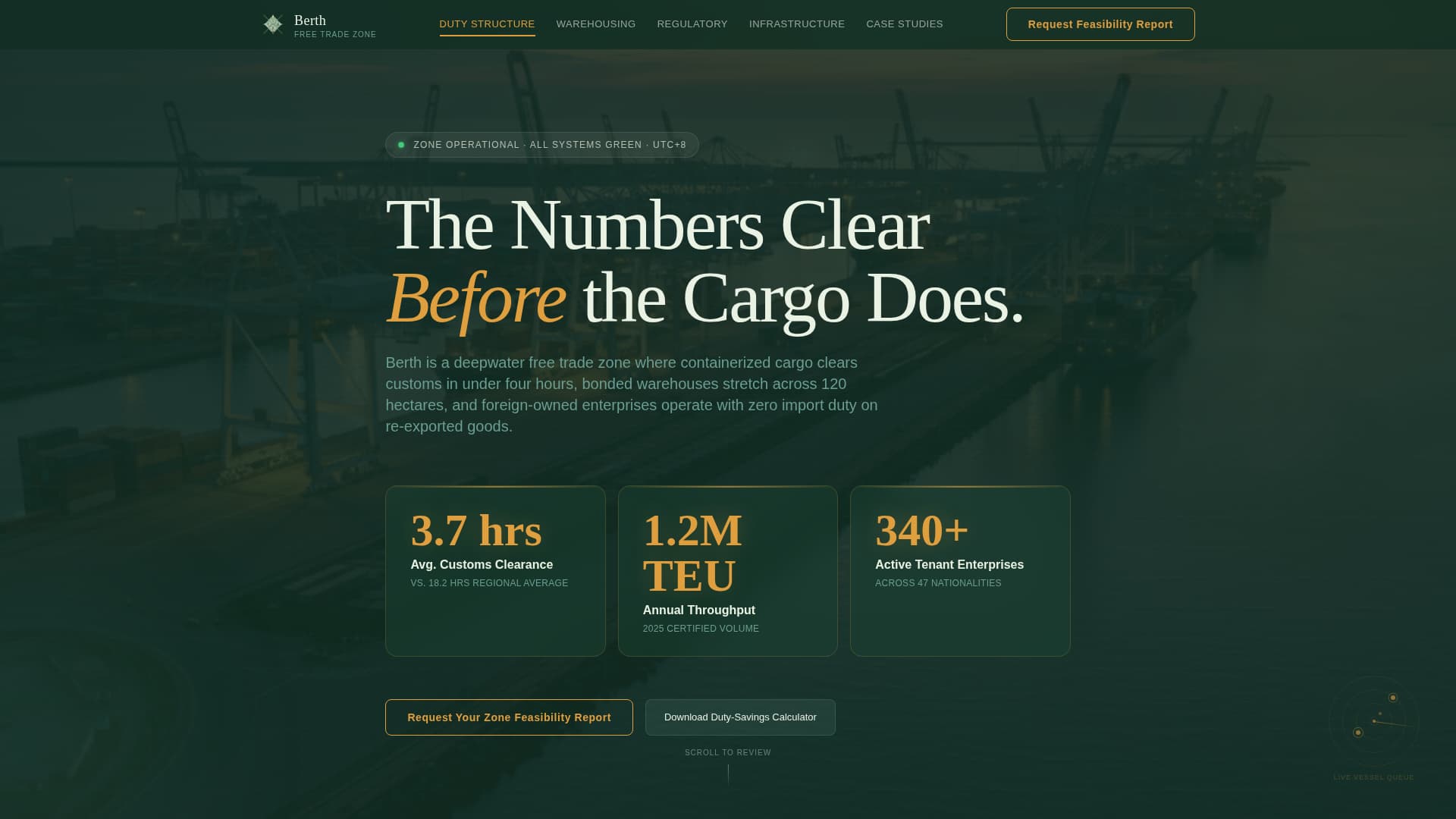 Advanced Port & Harbor Professional Website Template