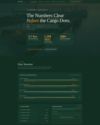 Advanced Port & Harbor Professional Website Template