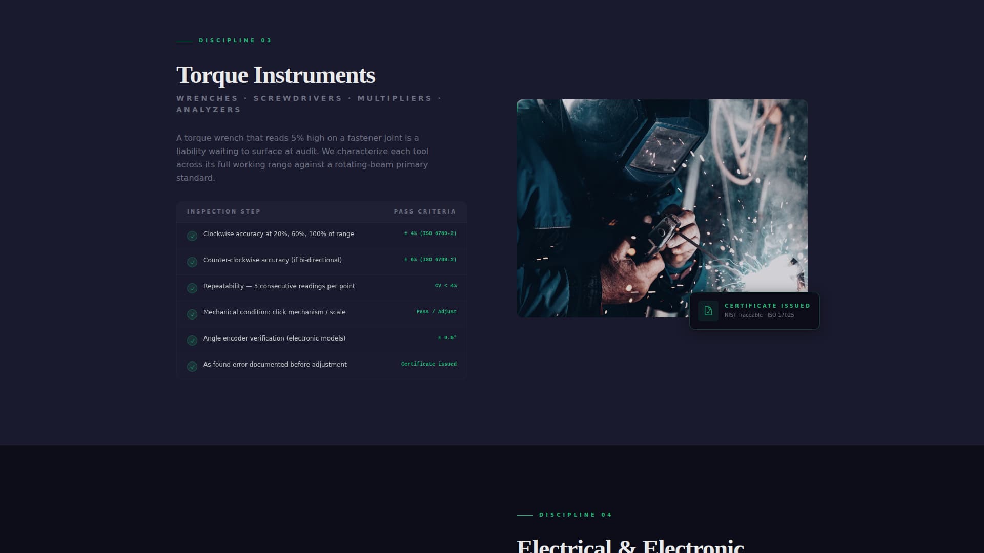 Tool & Die Making Site Maintenance Website Template