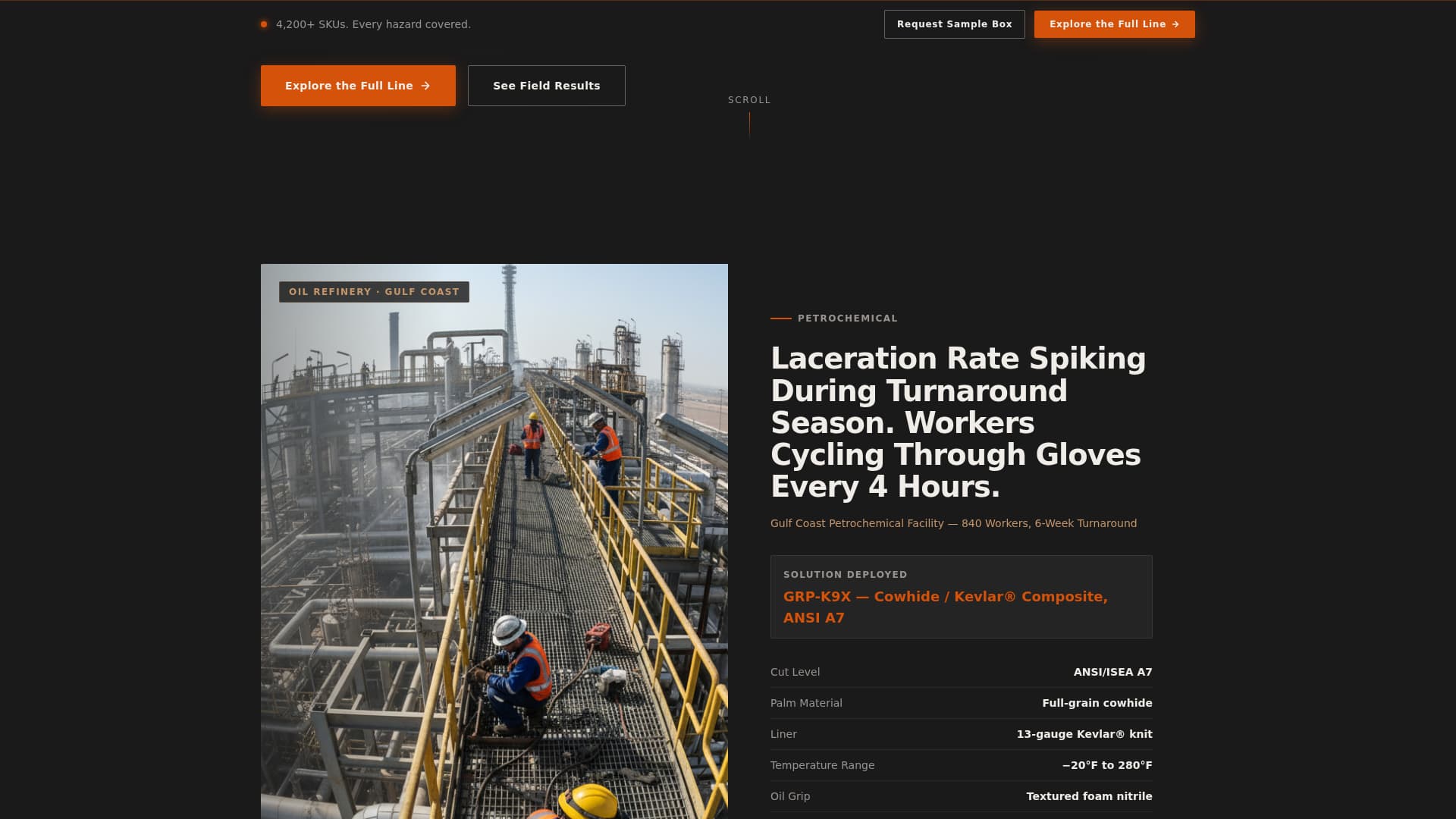 Safety & PPE Manufacturing Specialist Directory Website Template