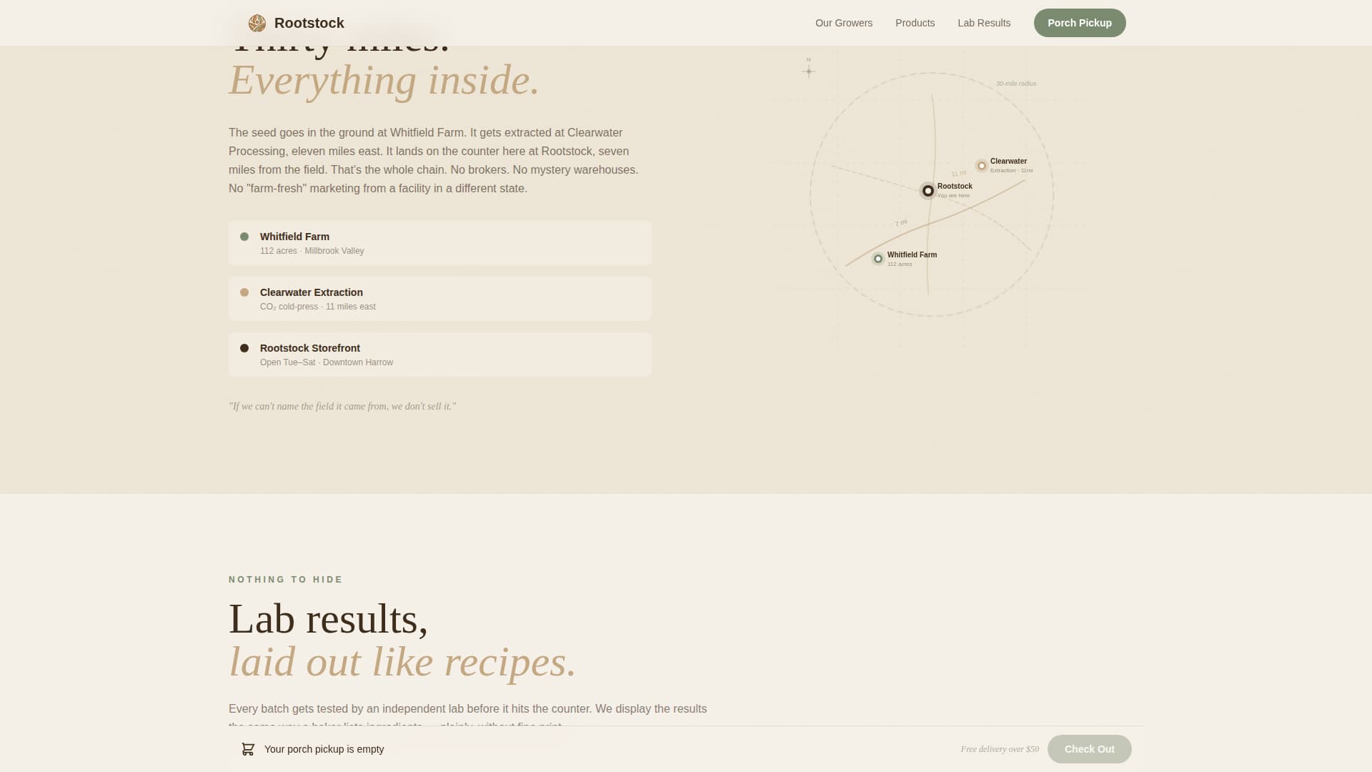 Rootstock - Trusted Hempproducts Landing Page Template