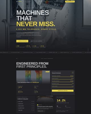 Industrial Equipment & Machinery Directory Website Template